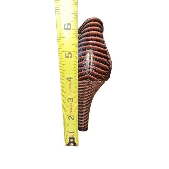 Enzo Angiolini - EA Flexo Sheary Dark Brown Suede W/Ankle Strap Womens Size 10 - Picture 7 of 11